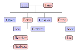 How Can I Improve This Family Tree In Tikz Tex Latex