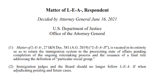 Attorney general represents the united states in litigation. Bradley Jenkins On Twitter Breaking Matter Of L E A Ii And Matter Of A B I Amp Ii Vacated By Attorney General Garland Https T Co Tmot5e85qk Twitter