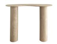 Table console de couloir minimaliste en travertin italien ...