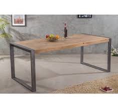 Une table basse bois industriel peut parfaitement compléter une déco scandinave ou nordique et la relever en lui la table basse industrielle peut très vite devenir le point central de votre décoration. Table Industrielle Metal Et Bois 200 New York 7502