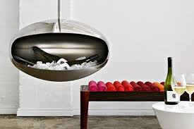 Cocoon Fireplaces By Federico Otero Hanging Fireplace Decor Stainless Steel Fireplace
