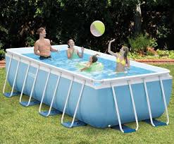 Intex Prism Frame 4 00 X 2 00 X 1 00m S Kartusovou Filtraciou Bazenyshop Sk Rectangular Pool Above Ground Swimming Pools Intex Swimming Pool