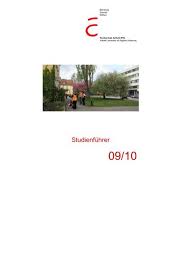 Ivg, gws, övw und ebg parkerhalter: Studienfuehrer A5 05 11 2009 Fachbereich Angewandte