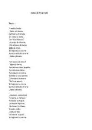 L' inno (ovvero canto degli italiani) fu scritto a genova nel novembre 1847, sull'onda della commemorazione centenaria della rivolta del balilla (v. Inno Mameli Docsity