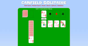 What are the best free solitaire games available for download? Canfield Solitaire Play It Online