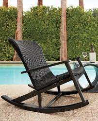 Tribesigns rocking chair with thick padded cushion, modern upholstered fabric accent armchair with metal leg, reading rocking chair nap chair for living room balcony bedroom nursery (anthracite gray) 1.0 out of 5 stars. Jannis Ellenberger S Black On Black Design Is Not Your Grandmother S Rocking Chair Modern Mah Outdoor Rocking Chairs Modern Outdoor Lounge Chair Rocking Chair