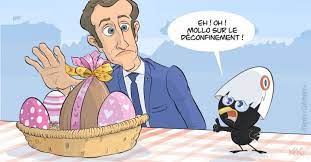Le déconfinement est la sortie d'une période de confinement, assortie d'un ensemble de mesures, dispositifs, voire stratégies à l'échelle d'un état, mais aussi de multiples procédures stratégiques d'observance ou d'évitement à l'échelon individuel, de structure de services de production. Dessin Deconfinement Ces Francais Inquiets De Qui Se Moque T On L Opinion