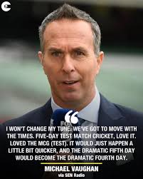 Are you with Michael Vaughan