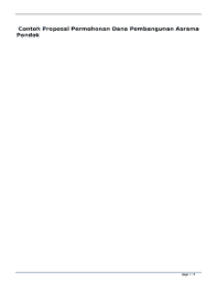 Contoh surat permohonan cuti kerja permohonan bantuan dana badrul. Contoh Proposal Permohonan Fill Online Printable Fillable Blank Pdffiller