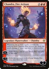 chandra fire artisan chandra artisan magic the gathering