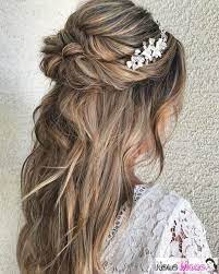 halboffene frisur neue halboffene frisuren 2019 abiball frisuren halboffen haar styling frisuren hochzeit frisur hochzeit