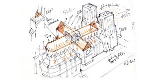 Qui n'a rêvé un jour de savoir dessiner ? Notre Dame De Paris Le Dessin Qui A Aide Les Pompiers Le Soir De L Incendie