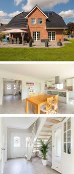 Klassisches Einfamilienhaus Mit Klinker Fassade Giebel Im Landhausstil Massivhaus Bauen Ideen Friesenhaus Mit Kapitan Massivhaus Bauen Fassade Haus Baustil