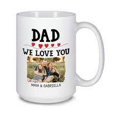 Amazon.com: Personalized Dad Mugs Add Photo, Dad We Love You Coffee Mug  With Picture, Custom Dad Coffee Cup Gifts For Daddy/Father, Personalized  Daddy Photo Mug, Gift For Dad, Daddy Ceramic Mugs 11oz
