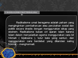 Bentuk rasa hormat kita terhadap guru yang lain ialah selalu mengerjakan amanah atau tugas yang diberikan oleh guru kita. Jihad Radikalisme Umat Beragama Dan Muslim Moferat Ppt Download
