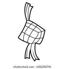 Complete the rejuvenator challenge on land 3. Ketupat Line Art Black White Stock Vector Royalty Free 1402396745