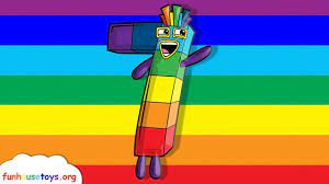 Numberblocks Number 7 Learn To Count Fun House Toys Alphablocks Coloring For Kids Number Videos Learn To Count