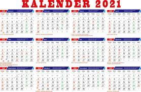 Pada kalender penanggalan hijriyah (islam), awal tahun masehi tanggal 1 januari 2021 di mulai pada 17 jumadil awal tahun 1442 hijriyah. Kalender Libur Nasional Indonesia Tahun 2021 Printable Calendar Calendar Baby Bear Baby Shower