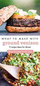 9 Ground Venison Recipes In 2021 Venison Recipes Deer Recipes Ground Deer Recipes