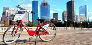 Buffalo bayou is accessible from the sabine street bridge by a long staircase. Bcycle Near Sabine Bridge Station At Buffalo Bayou Park Picture Of Houston Bcycle Tripadvisor