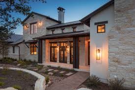 Explore rustic, farmhouse, tx hill country, ranch, stone, luxury & more blueprints. Hill Country Classic Vanguard Studio Architect Austin Texas Country Home Exteriors House Exterior Hill Country Homes