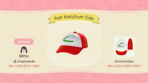 Animal Crossing New Horizons Template Design Ash Ketchum Cap Animal Crossing New Animal Crossing Animal Crossing Qr