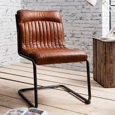 In overall good condition with. Blake Brown Leather Upholstered Dining Chair Modern Dining Chairs