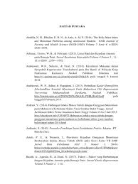 Jurnal nasioal anemia pada remaja jurnal tentang. Daftar Pustaka Pdf