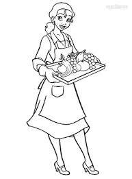 The miracle tiana coloring pages. Princess Tiana Coloring Pages
