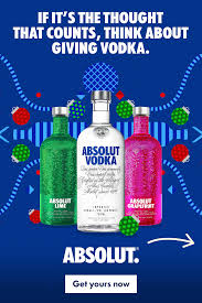 Buy Absolut Vodka This Holiday Season At A Local Retailer Vodka Absolut Vodka Absolut