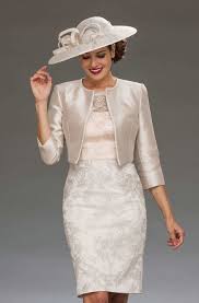 Knee Length Dress With Matching Jacket 161 707 02 Size 10 Catherines Of Partick Mother Of Bride Outfits Mother Of Groom Dresses Groom Dress