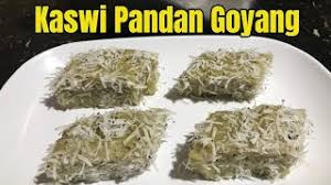 Cuma warnanya dipelbagaikan dah macam pelangi. Resepi Kuih Kaswi Pandan Goyang Sukatan Cawan Youtube