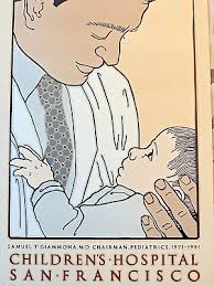 David Lance Goines signed Artist Proof (#139) CHILDREN'S HOSPITAL SAN  FRANCISCO: