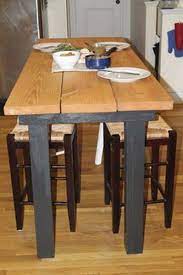 Complete Your Dining Room With These Gorgeous Farmhouse Bar Table Models Goodnewsarchitecture Kitchen Bar Table Bar Height Table Bar Height Table Diy