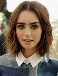 450 x 568 · jpeg. The Secret To Lily Collins Textured Bob Stylecaster