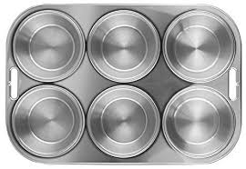 Fox Run 4867 Muffin Pan 6 Cup Stainless Steel Read More Reviews Of The Product By Visiting The Link On The Stainless Steel Muffin Pan Muffin Pan Cupcake Pan