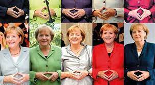 angela merkels beruhmte geometrisch anmutende raute angela merkel merkel rauten