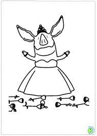 Olivia The Pig Coloring Page Dinokids Org Coloring Pages Peppa Pig Coloring Pages Horse Coloring Pages