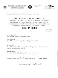 Excursii scolare:pentru elevi si profesori! Procedura Aprobare Excursie