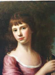 Nathaniel Hone, 18th Century Portrait "Flora" Roman Goddess