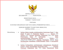 Pemerintah kabupaten garut kecamatan bl. Diambil Contoh Perdes Lkd Dan Lad Untuk Desa Terbaru Format Dalam Ms Word Media Brita Rakyat