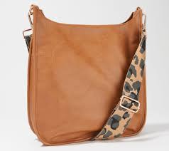 You need to get rid of the smell, not cover it up. Ahdorned Large Faux Leather Crossbody With Extra Strap Qvc Com