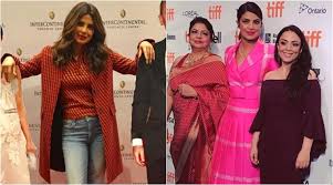 Priyanka Chopra Looks Pink Perfect In Fendi Formals At Tiff 2017 Lifestyle News The Indian Express Priyanka chopra picked a lavender fendi dress for cannes 2019.