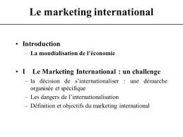 Le Marketing International Marketing Politique Commerciale Communication Publicitaire