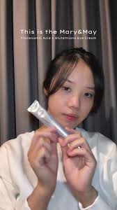 Who said eye cream is only for under eyes? This one does it all @Mary&May  Indonesia #marynmayindonesia #tranexamicacid #glutathione #darkspot