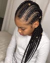 Cornrows Braids For Kids Video Braided Hairstyles For Teens Feed In Braids Hairstyles Kids Braided Hairstyles