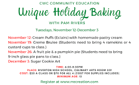 Want to learn something new? Community Education classes at CWC