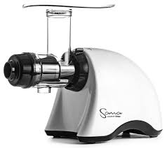 The *new* omega vert, model vsj843rs juicer, low speed 43rpm squeezing juicer system. Sana By Omega 707 Euj 707 Perlweiss Entsafter Real De