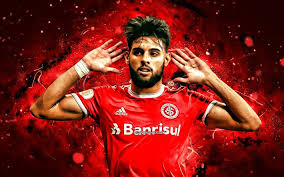 The prodigious forward subsequently spent three years at. Download Wallpapers Yuri Alberto 4k Internacional Fc Brazilian Footballers Yuri Alberto Monteiro Da Silva Soccer Brazilian Serie A Football Red Neon Lights Yuri Alberto 4k For Desktop Free Pictures For Desktop Free