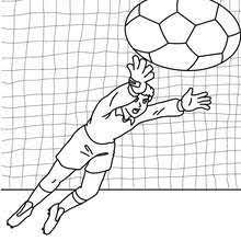 Desenhos Para Colorir De Desenho De Um Jogador De Futebol Marcando Um Gol Para Colorir Pt Hellokids Com
